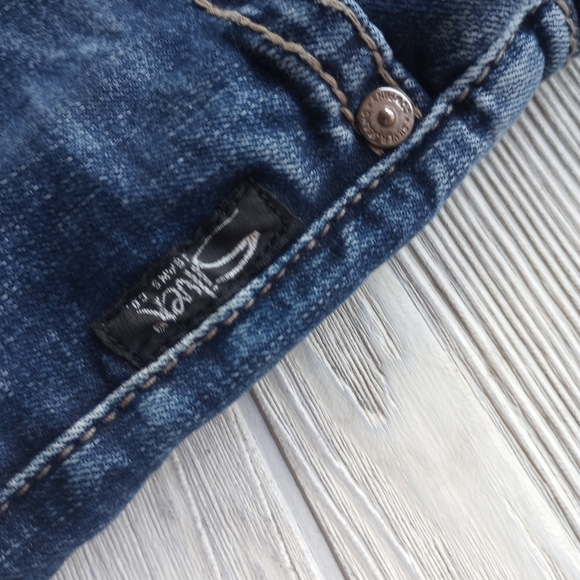 Silver Jeans Co. Bootcut Jeans Womens 30x30 Blue Dark Wash Denim Zip Fly - Picture 15 of 15